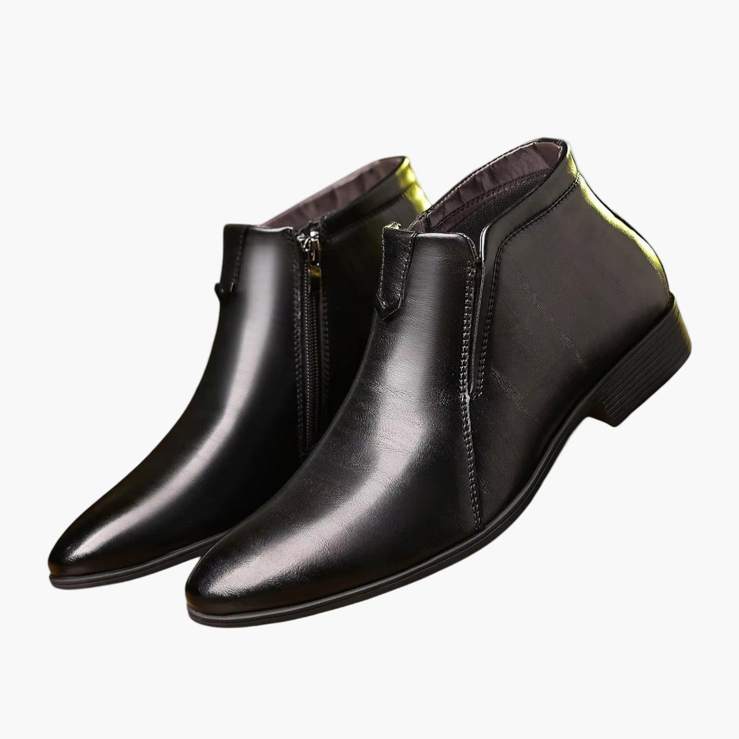Bottes hautes rétro homme style urbain élégance quotidienne