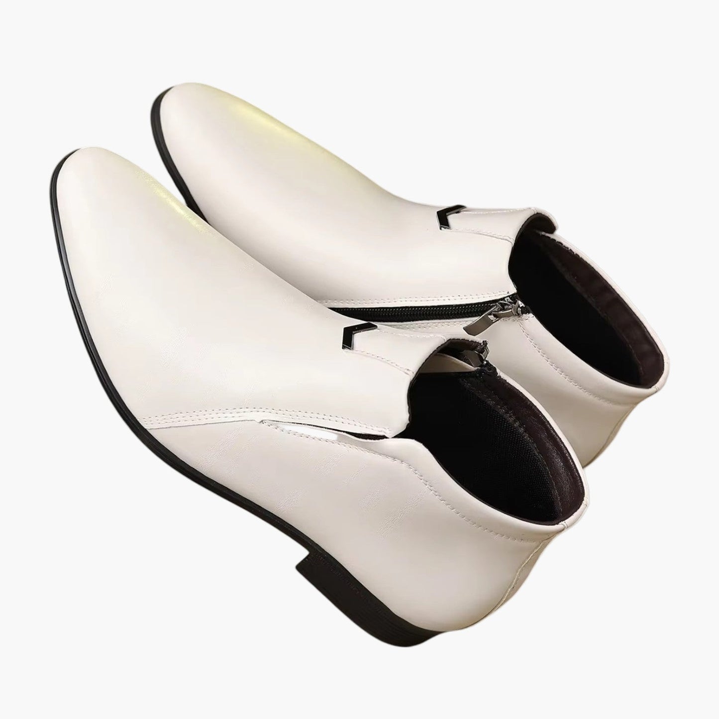 Bottes hautes rétro homme style urbain élégance quotidienne