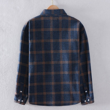 Chemise à carreaux décontractée pour homme – Style classique et polyvalent