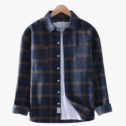 Chemise à carreaux décontractée pour homme – Style classique et polyvalent