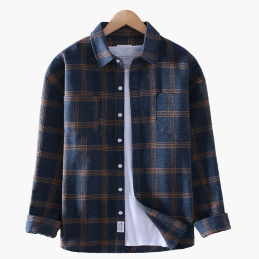 Chemise à carreaux décontractée pour homme – Style classique et polyvalent