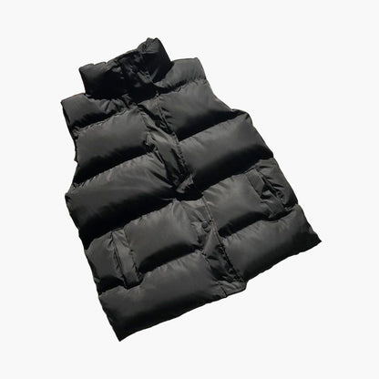 Bodywarmer matelassé femme style décontracté pour l'extérieur et la mi-saison