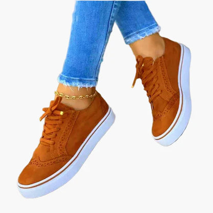 Baskets Femme Orthopédiques à Lacets Style Décontracté Confort Quotidien