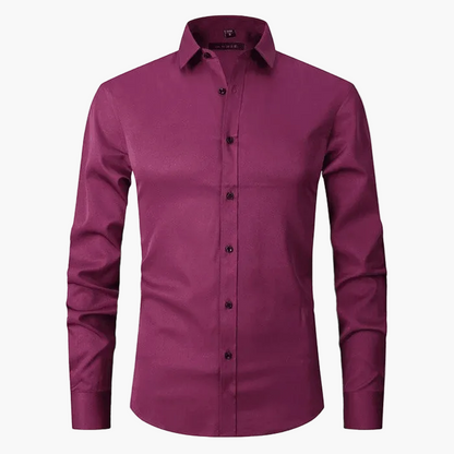 Chemise slim élégante pour homme - Style polyvalent pour affaires et loisirs