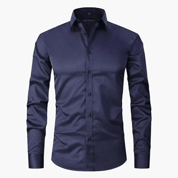 Chemise slim élégante pour homme - Style polyvalent pour affaires et loisirs