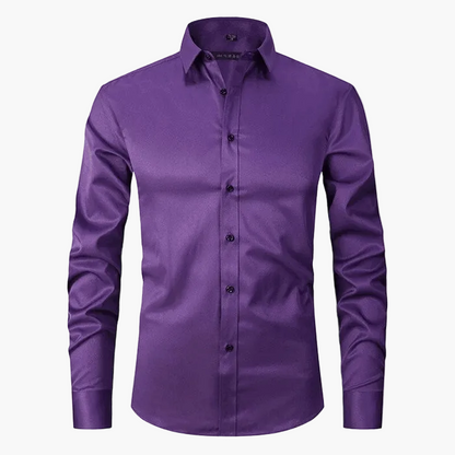 Chemise slim élégante pour homme - Style polyvalent pour affaires et loisirs