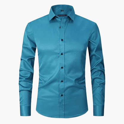 Chemise slim élégante pour homme - Style polyvalent pour affaires et loisirs