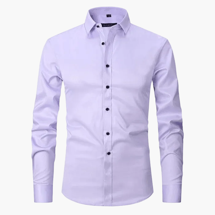 Chemise slim élégante pour homme - Style polyvalent pour affaires et loisirs