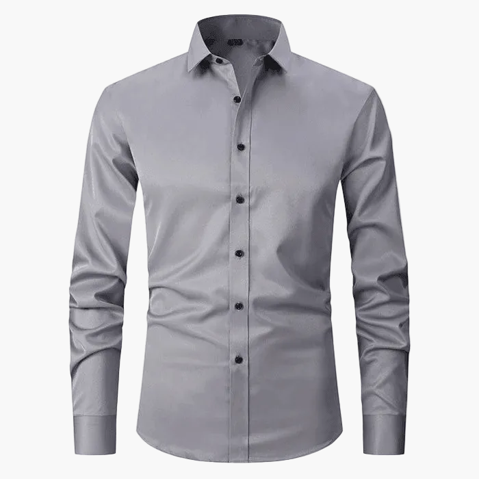 Chemise slim élégante pour homme - Style polyvalent pour affaires et loisirs