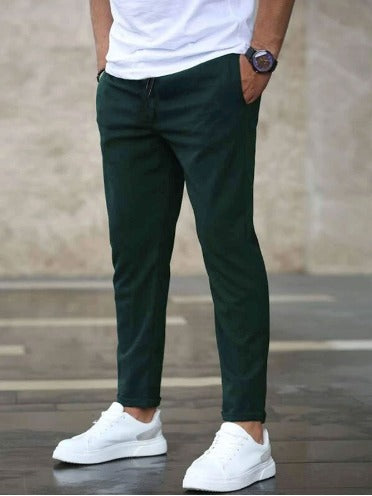 Pantalón jogger para hombre estilo urbano informal, corte moderno, ideal para el día a día y el ocio