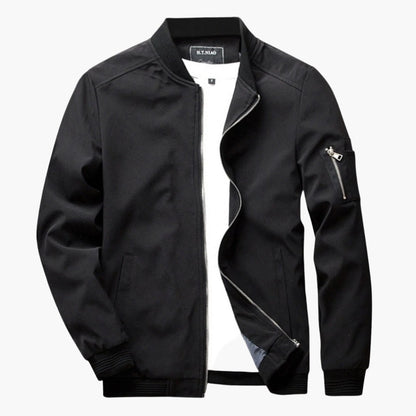 Veste bomber d'été pour homme style urbain polyvalent – idéale pour la mi-saison et les sorties décontractées ou habillées