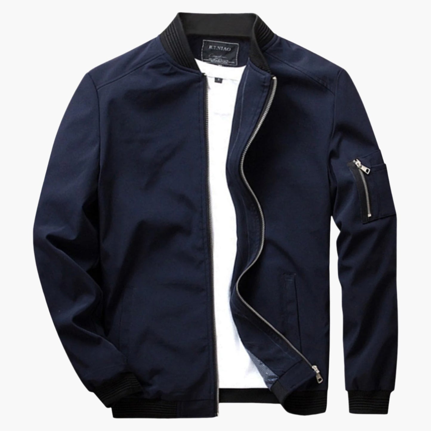 Veste bomber d'été pour homme style urbain polyvalent – idéale pour la mi-saison et les sorties décontractées ou habillées