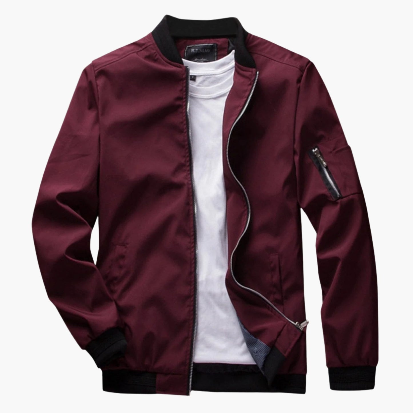 Veste bomber d'été pour homme style urbain polyvalent – idéale pour la mi-saison et les sorties décontractées ou habillées