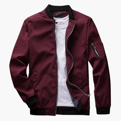 Veste bomber d'été pour homme style urbain polyvalent – idéale pour la mi-saison et les sorties décontractées ou habillées