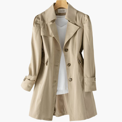 Trench-coat femme élégant et polyvalent pour toutes occasions – style moderne intemporel
