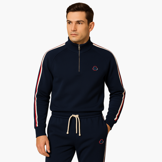 Jogging Zippé Moderne Style Sport Homme – Confort et Élégance Décontractée