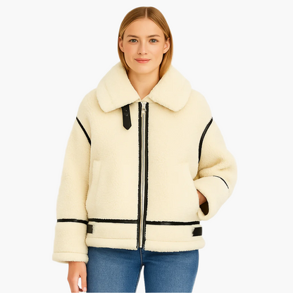 Veste d'Hiver Femme Style Aviateur Élégant et Chaud - Mode et Confort Urbain