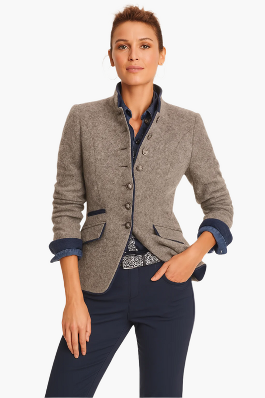 Blazer Femme Élégant Style Moderne pour Bureau et Occasions Spéciales