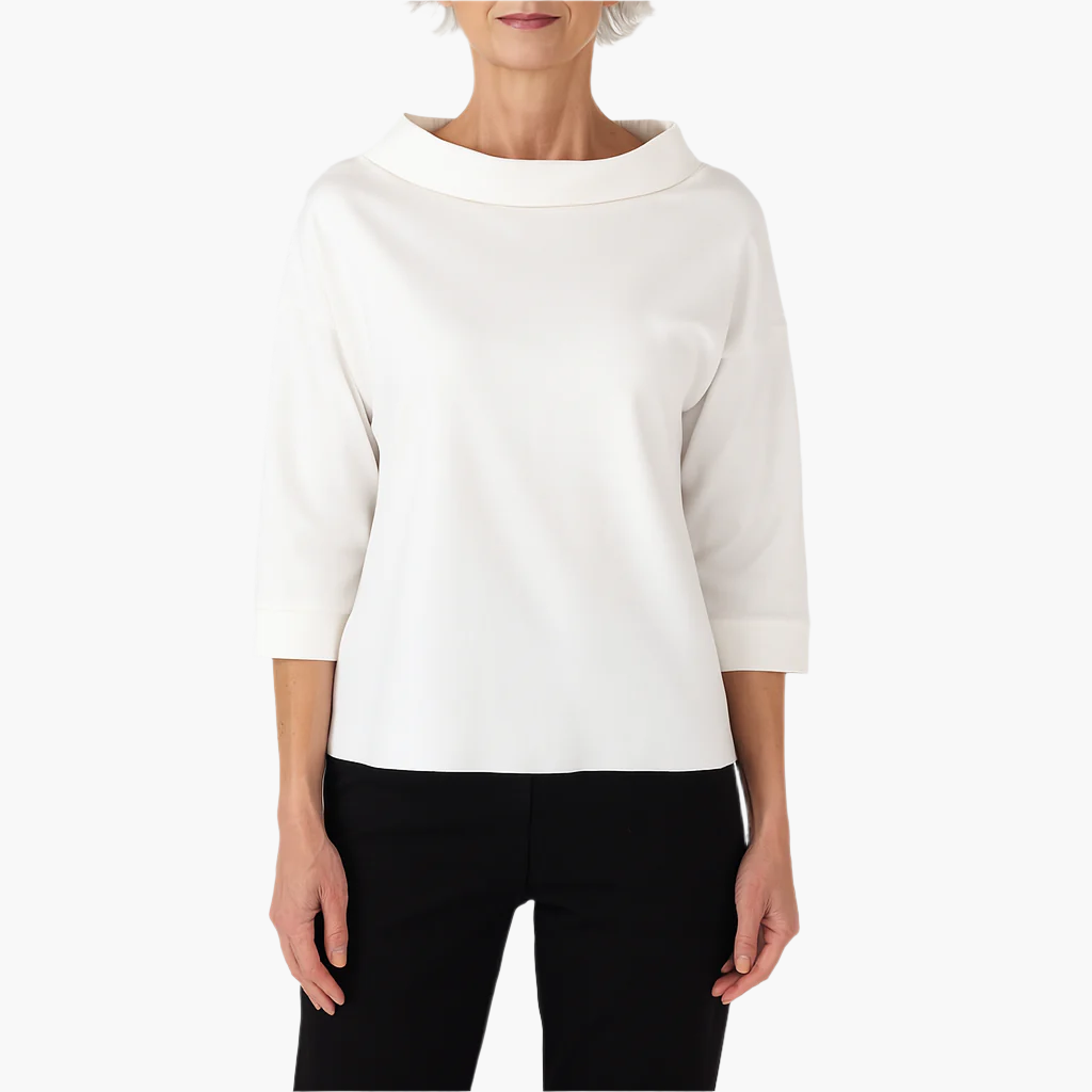 Top élégant col montant pour femme – Style polyvalent chic au quotidien et occasions spéciales