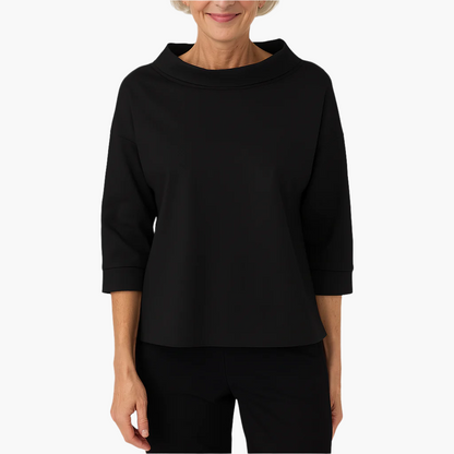 Top élégant col montant pour femme – Style polyvalent chic au quotidien et occasions spéciales