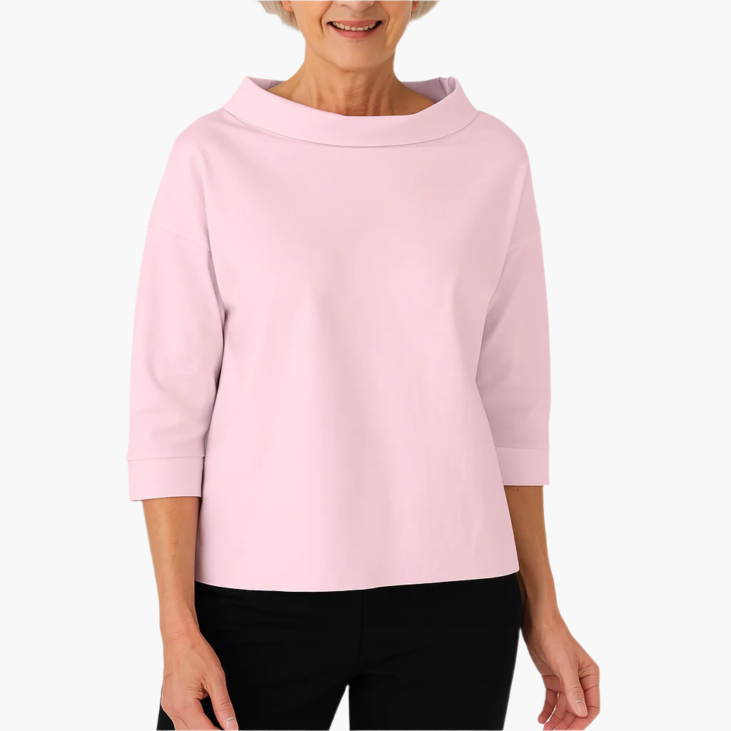 Top élégant col montant pour femme – Style polyvalent chic au quotidien et occasions spéciales