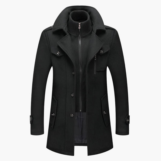Manteau d'Hiver Élégant pour Hommes Style Business et Quotidien