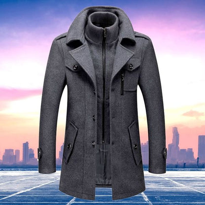 Manteau d'Hiver Élégant pour Hommes Style Business et Quotidien