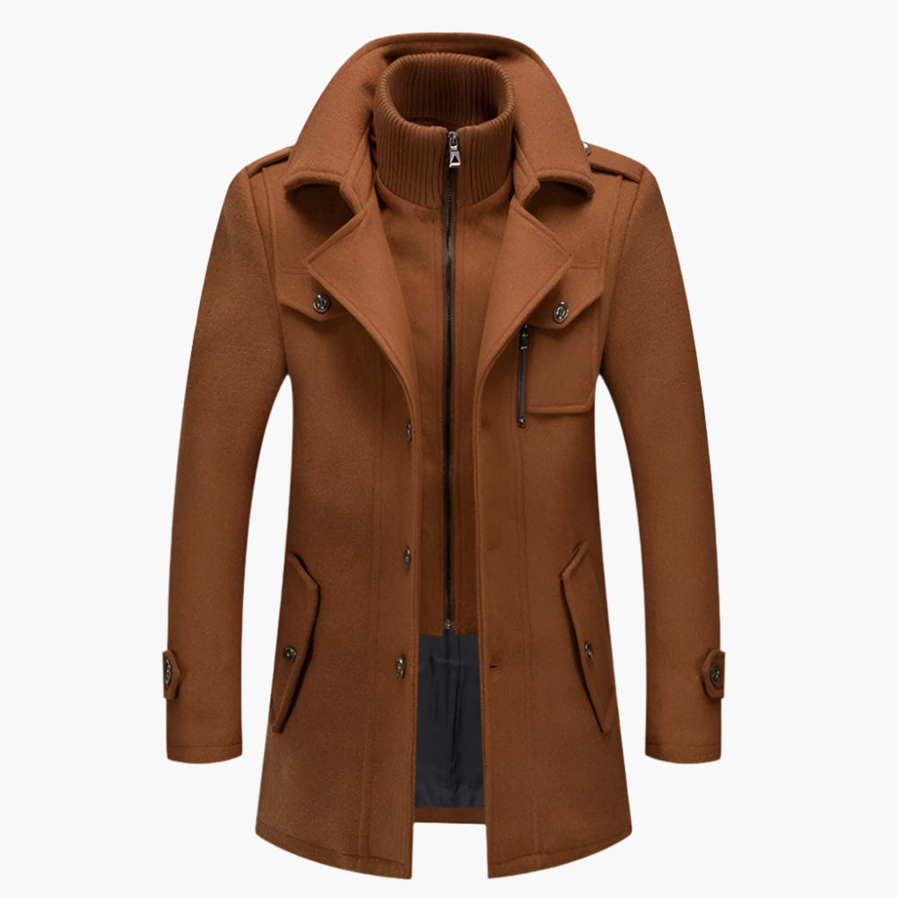 Manteau d'Hiver Élégant pour Hommes Style Business et Quotidien