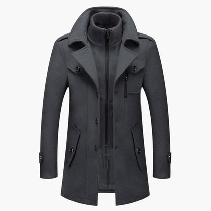 Manteau d'Hiver Élégant pour Hommes Style Business et Quotidien