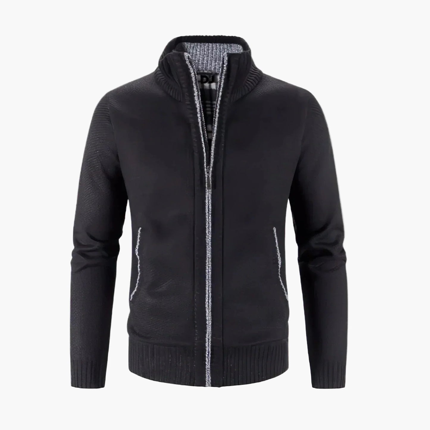 Gilet zippé style urbain pour homme – Cardigan chaud et élégant, idéal ville et bureau