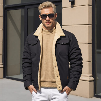 Veste Bomber Vintage Hiver pour Homme - Style Classique et Confort Quotidien