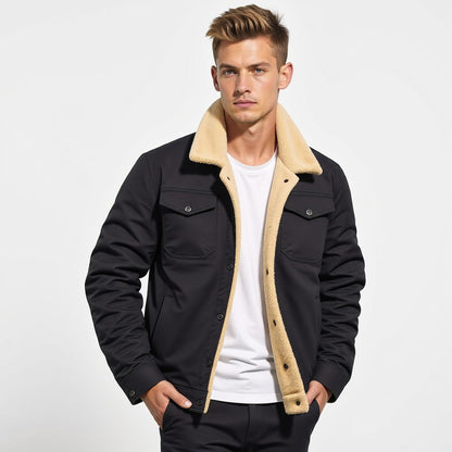 Veste Bomber Vintage Hiver pour Homme - Style Classique et Confort Quotidien