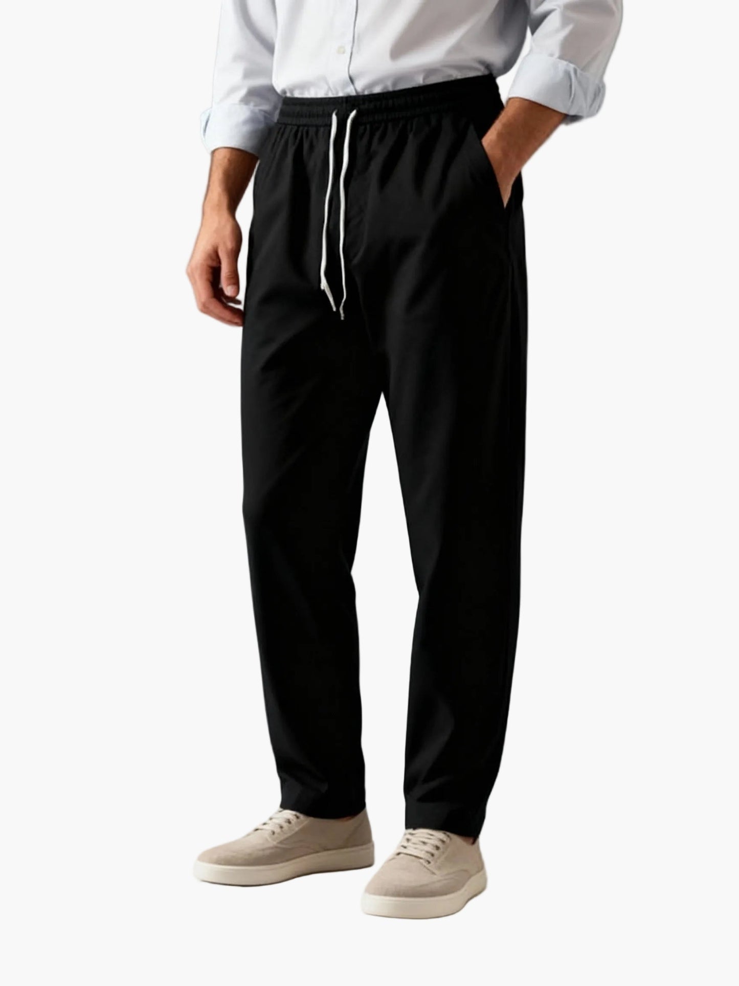 Dressy jogger pants for men – Casual chic style for office and leisure