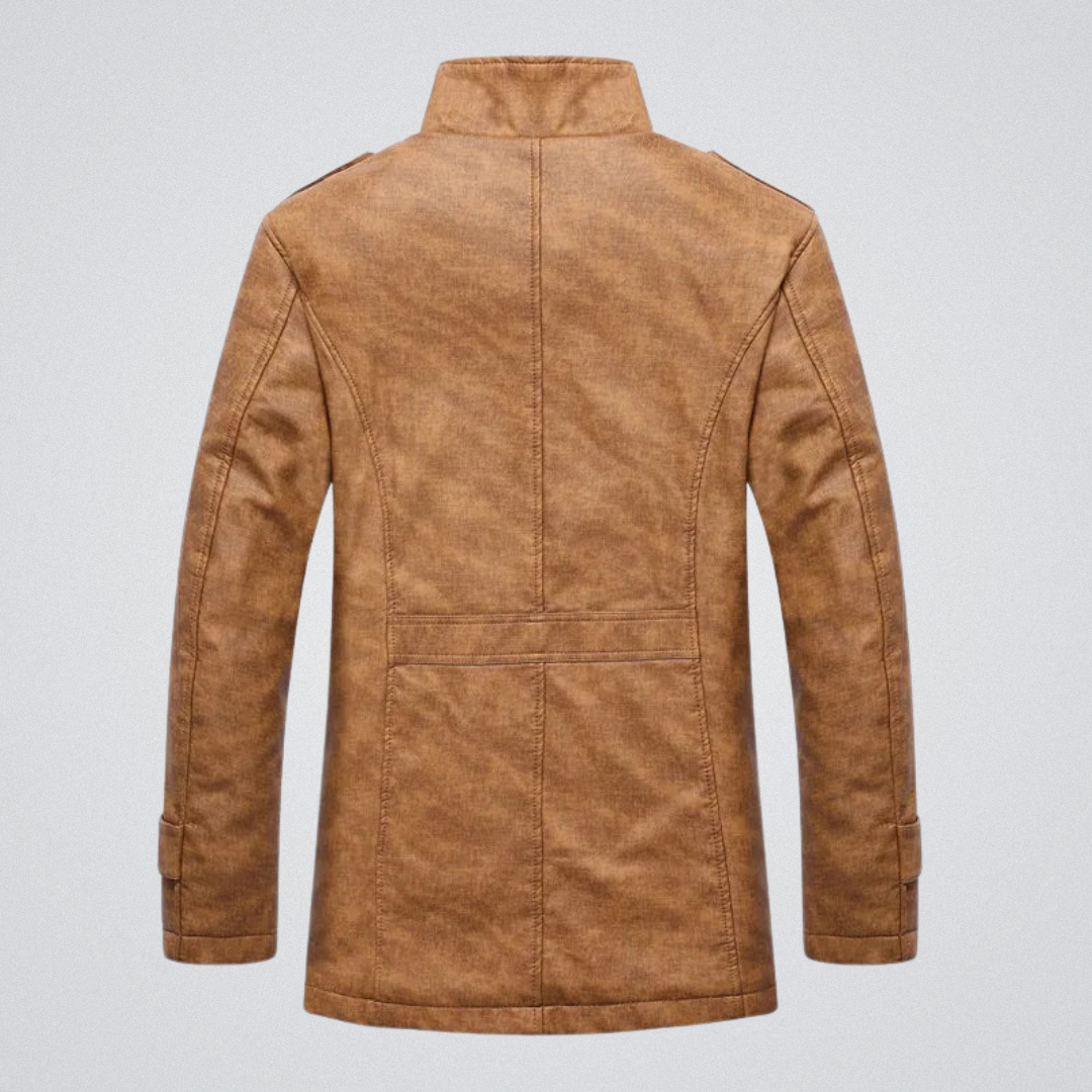 Veste d'hiver homme style urbain avec doublure chaude et col montant – Élégance casual et confort quotidien