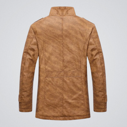 Veste d'hiver homme style urbain avec doublure chaude et col montant – Élégance casual et confort quotidien