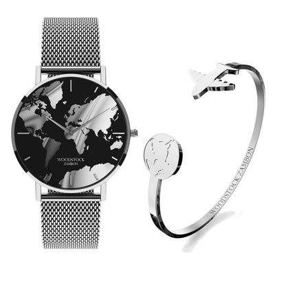 Imogen – Montre d'Aventure Élégante en Acier Inoxydable pour Femmes