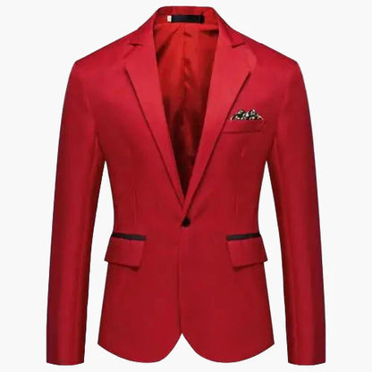 Veste de costume homme élégante coupe slim pour occasions formelles et soirées