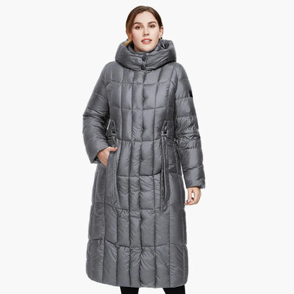 Manteau Doudoune Long Femme Grande Taille Élégant Hiver Urbain