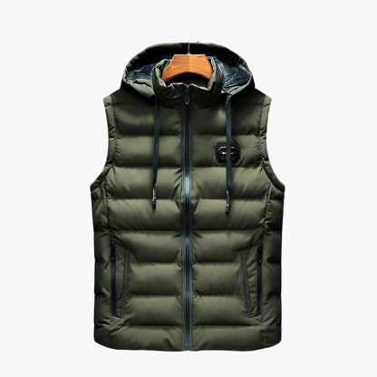 Gilet doudoune sans manches homme style urbain pour activités outdoor et quotidiennes
