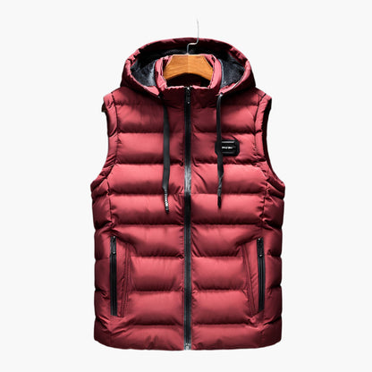 Gilet doudoune sans manches homme style urbain pour activités outdoor et quotidiennes