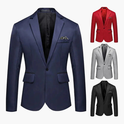 Veste de costume homme élégante coupe slim pour occasions formelles et soirées