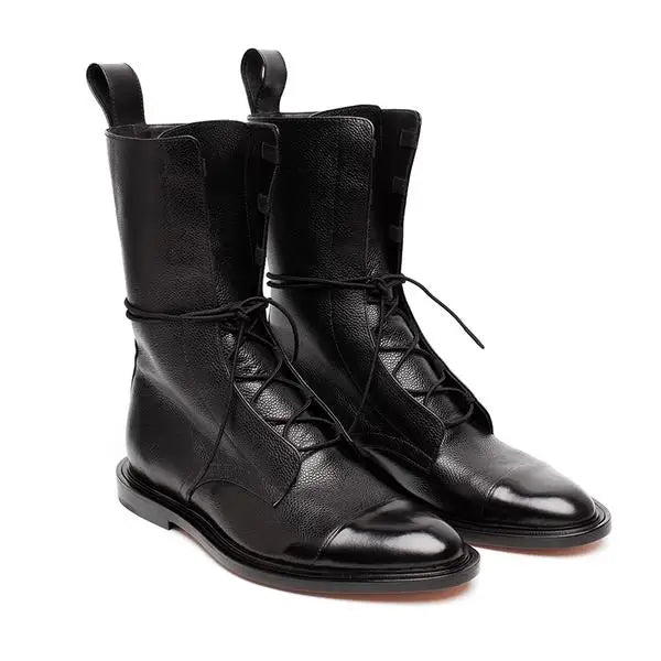 Holly – Bottes de Moto en Cuir pour Femmes