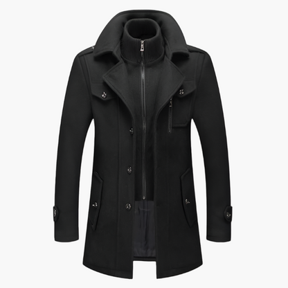 Manteau d’Hiver Élégant pour Homme – Style Moderne et Polyvalent pour Affaires et Loisirs