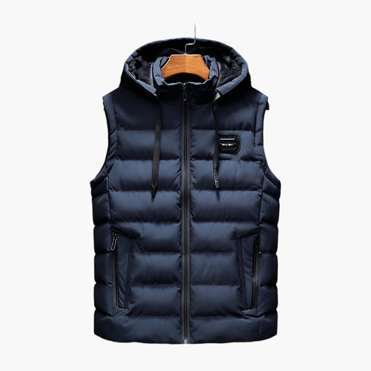 Gilet doudoune sans manches homme style urbain pour activités outdoor et quotidiennes