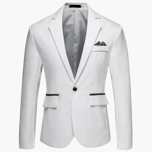 Veste de costume homme élégante coupe slim pour occasions formelles et soirées
