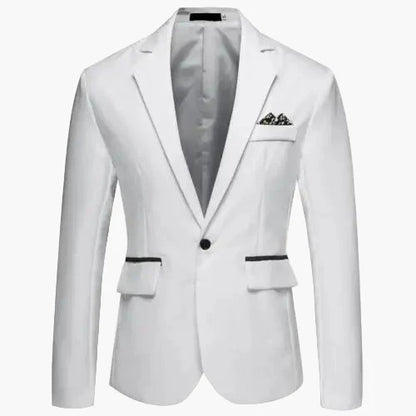 Veste de costume homme élégante coupe slim pour occasions formelles et soirées