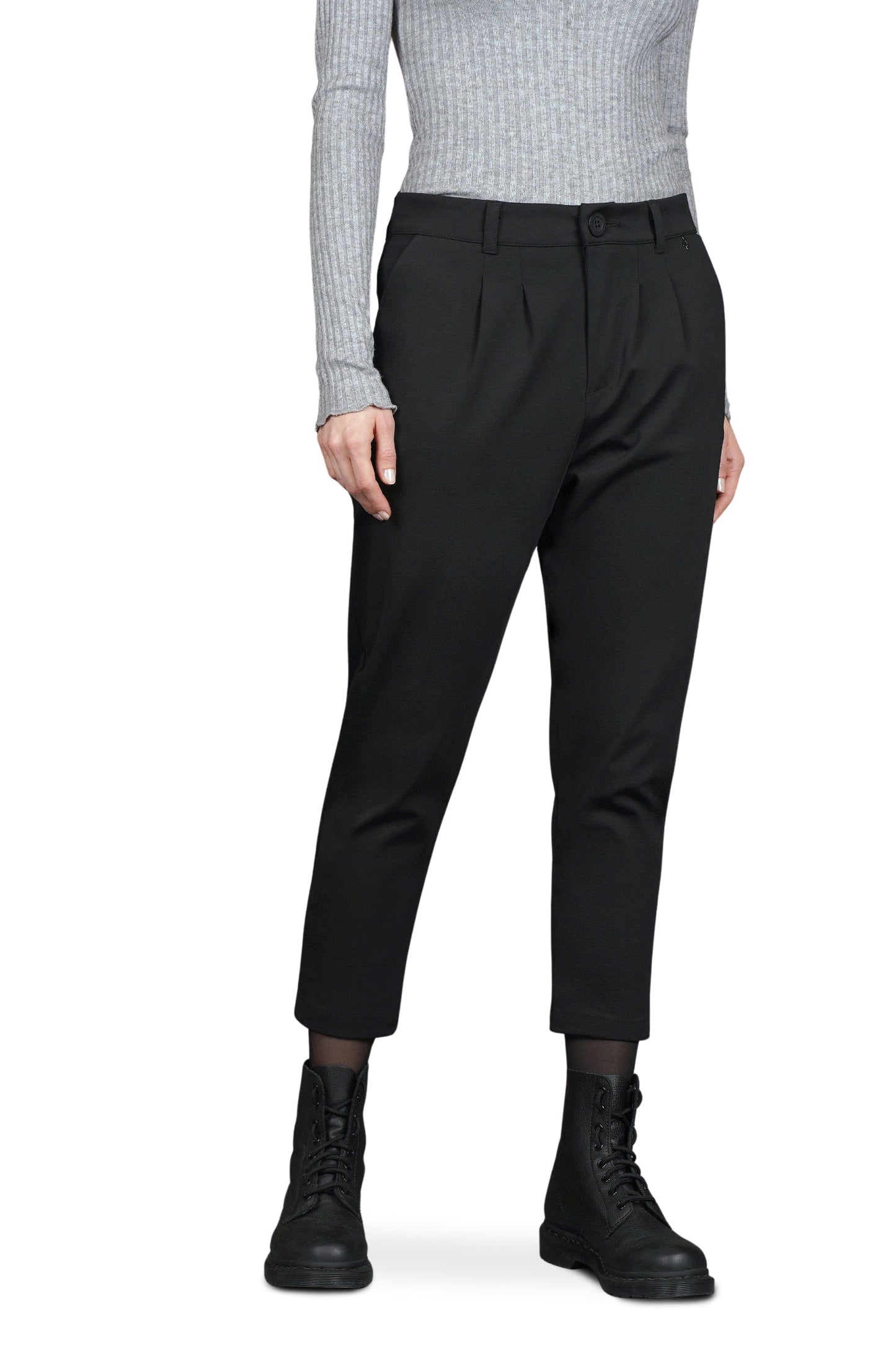 Audrey – Pantalon Femme Écourté et Évasé