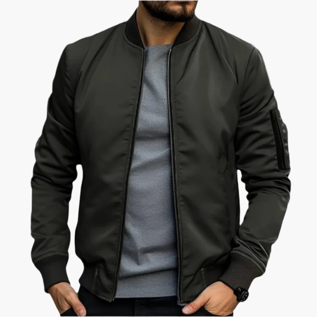 Blouson Bombardier Homme Style Urbain Décontracté pour Mi-Saison