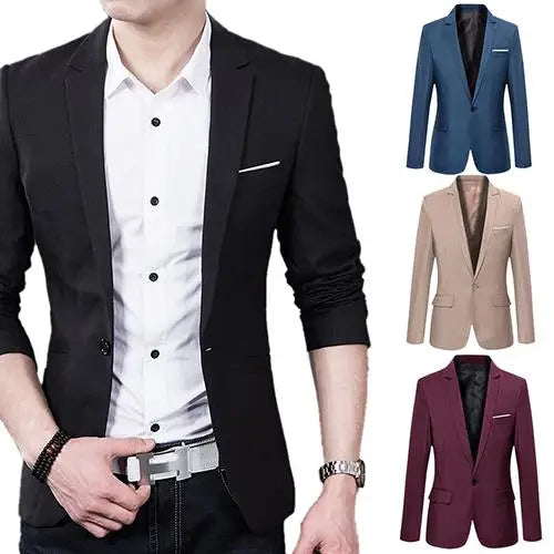 Blazer élégant pour homme – Style moderne et polyvalent, idéal pour affaires et sorties