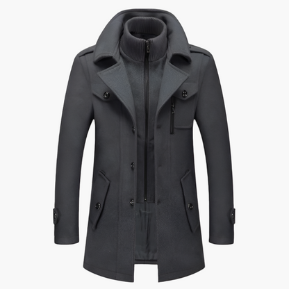 Manteau d’Hiver Élégant pour Homme – Style Moderne et Polyvalent pour Affaires et Loisirs